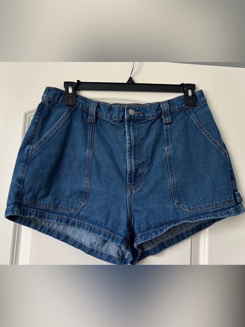 wild fable Dark Blue Denim High-Rise Jean Shorts